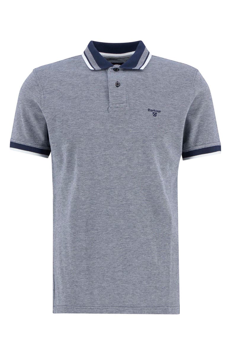 Barbour Castleford Tailored Fit Cotton Piqué Polo, Alternate, color, Navy
