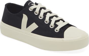 Veja Mens Sneakers Wata Canvas Low Top Black US 8 WATA II LOW | Black Men main image 2
