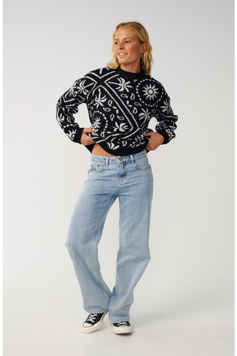 Bossa Nova Sweater, Alternate, color, BLACK