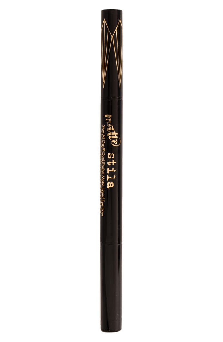 Stila Stay All Day<sup>®</sup> Dual-Ended Matte Liquid Eye Liner, Alternate, color, Black