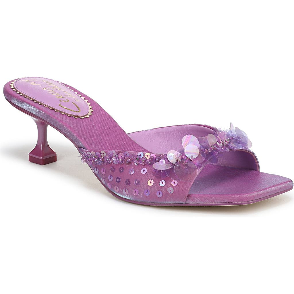 Circus Ny By Sam Edelman Juliana Kitten Heel Sandal In Mulberry