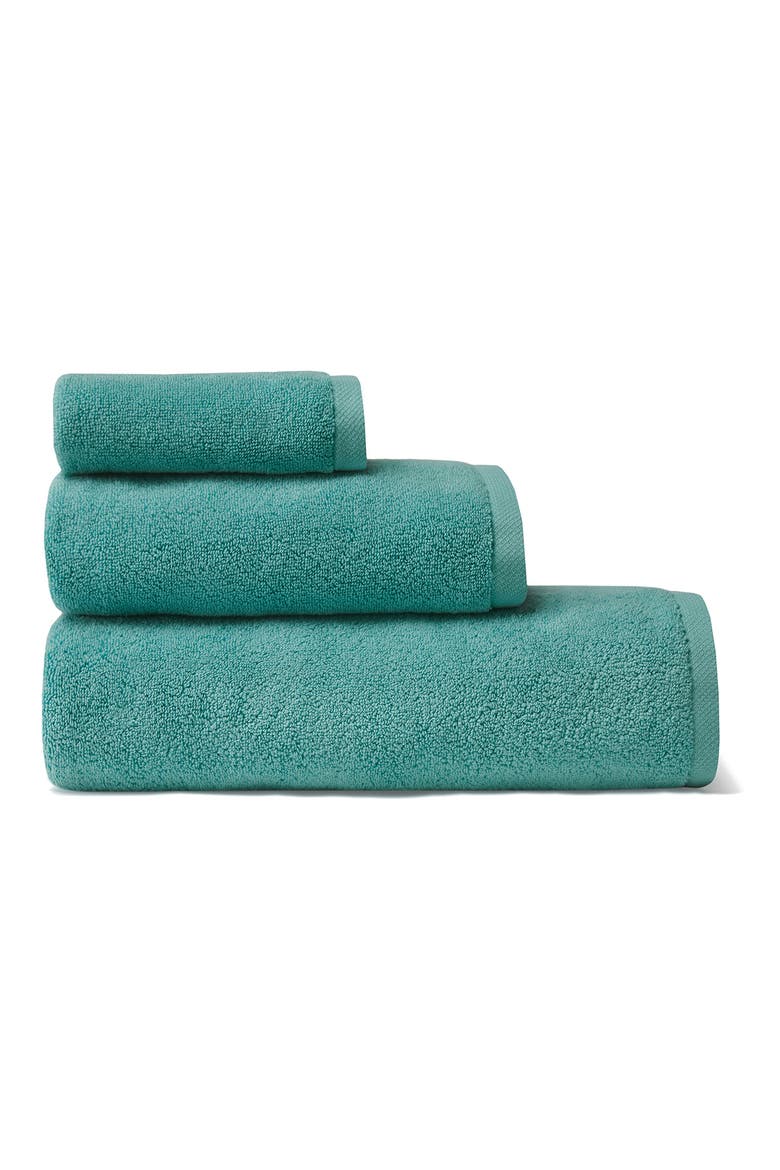 Cielo Cotton Bath Towel, Alternate, color, CARIBBEAN