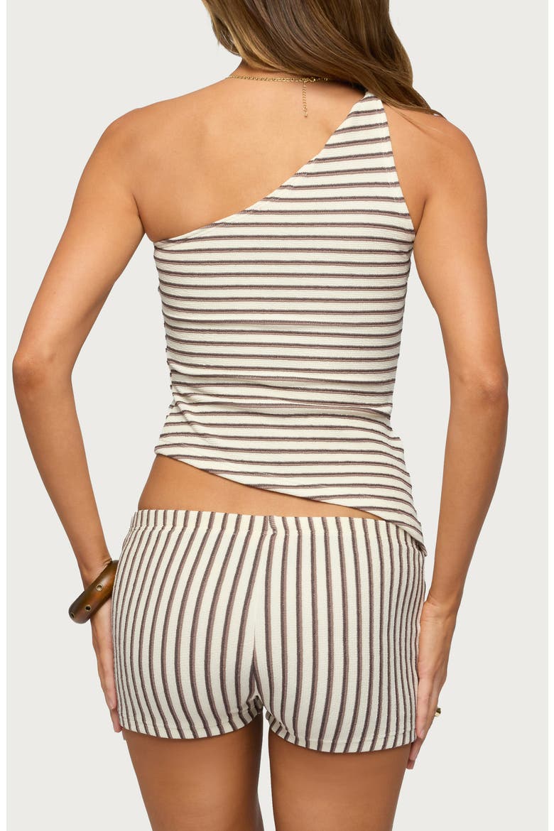 Abril One-Shoulder Stripe Tank, Alternate, color, BEIGE