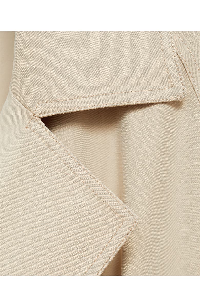 MANGO Taxi Trench Coat, Alternate, color, Light Pastel Grey