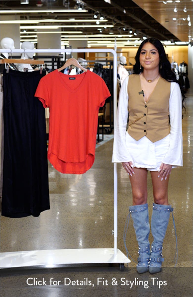 V-Neck High-Low T-Shirt, sales video thumbnail