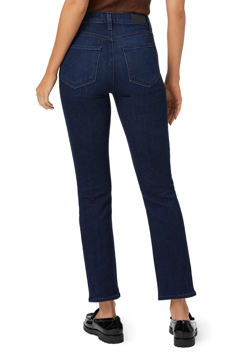 PAIGE Cindy High Waist Straight Leg Jeans, Alternate, color, Starboard