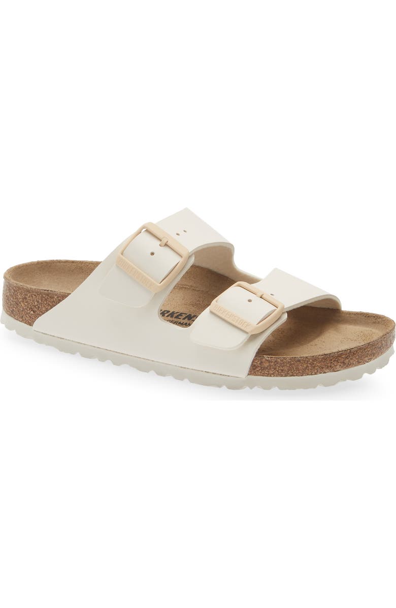 Birkenstock Arizona Slide Sandal, Main, color, Eggshell