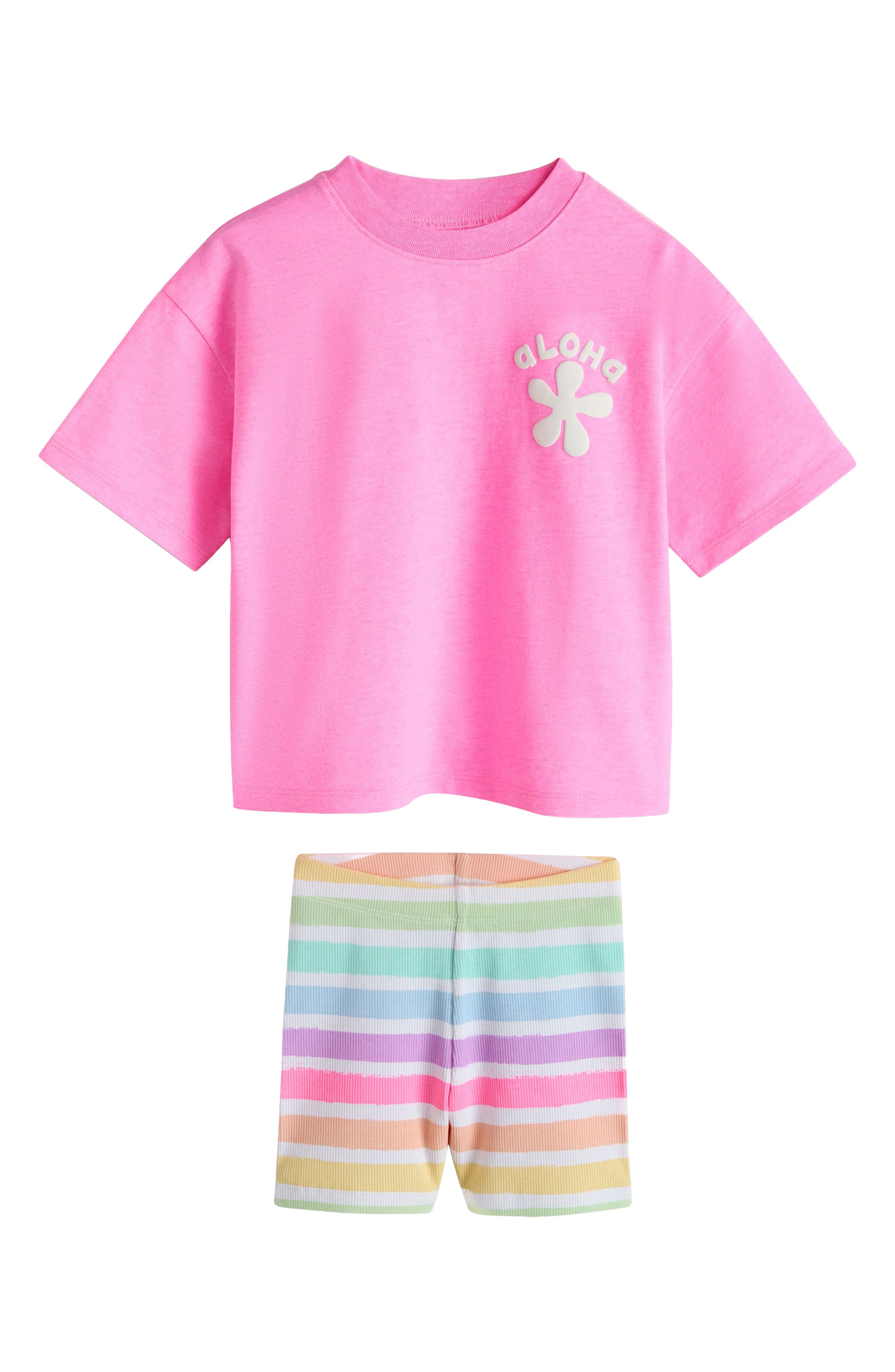 NEXT Kids' Cotton T-Shirts & Shorts Assorted 4-Pack — фото 5