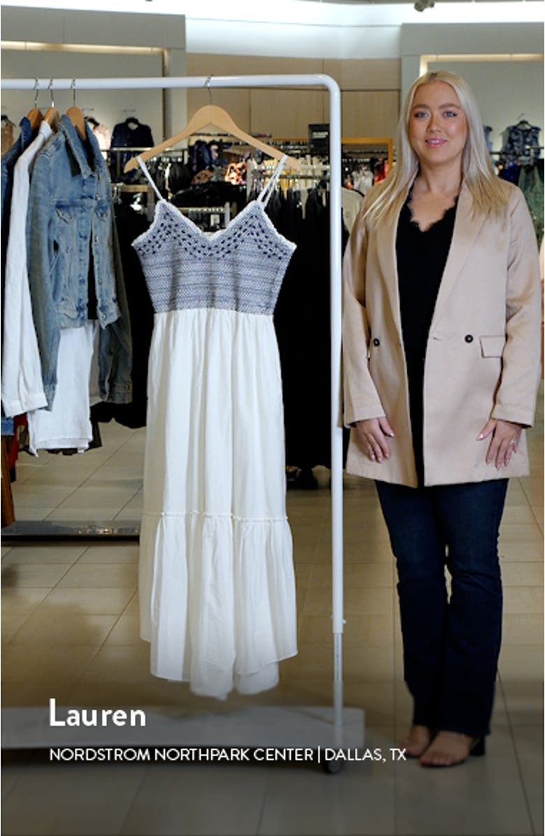 Lucia Ruffle Hem Maxi Sundress, sales video thumbnail