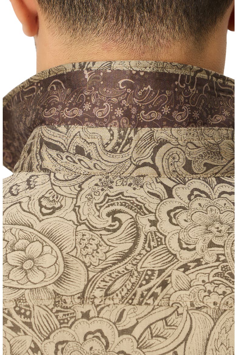 Hudson Stretch Button-Up Shirt, Alternate, color, KHAKI