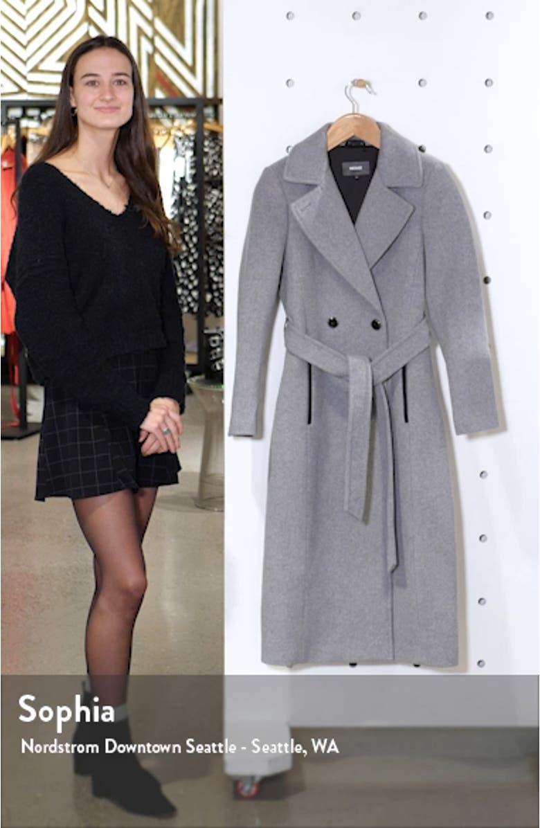 Evaline-S Long Wool Blend Coat, sales video thumbnail