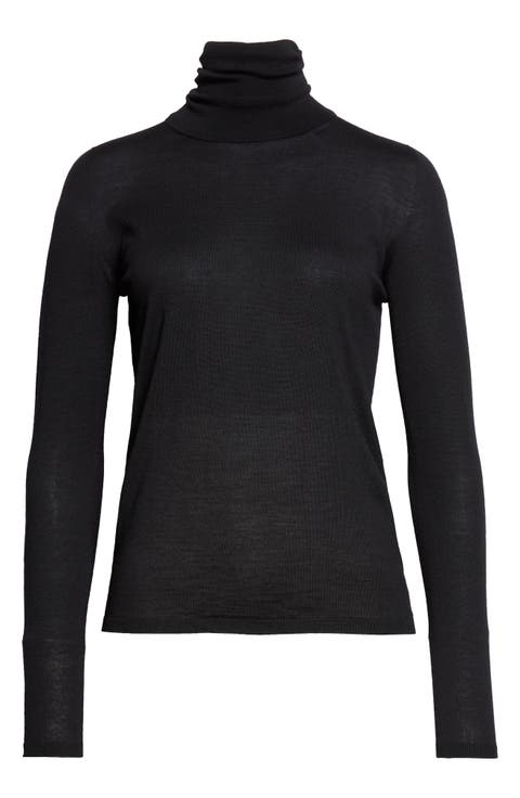 Saluto Virgin Wool Turtleneck Sweater