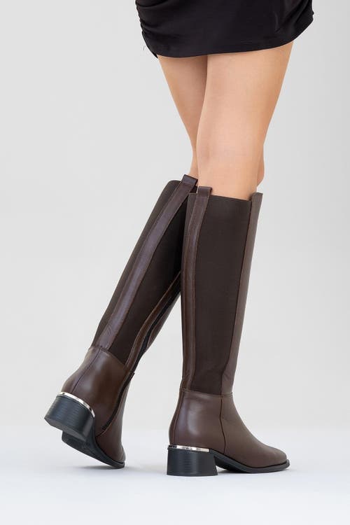 Forever & Always Shoes Rochos Leather Boot In Brown