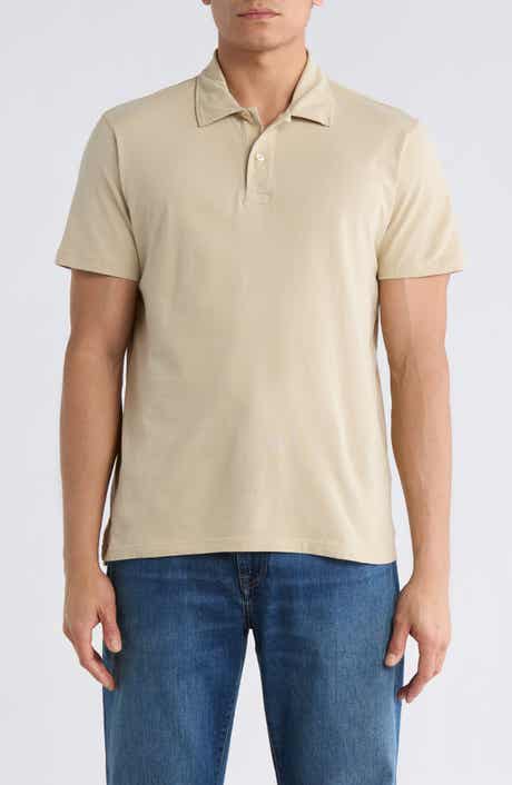 BUCK MASON Heathered Cotton Polo
