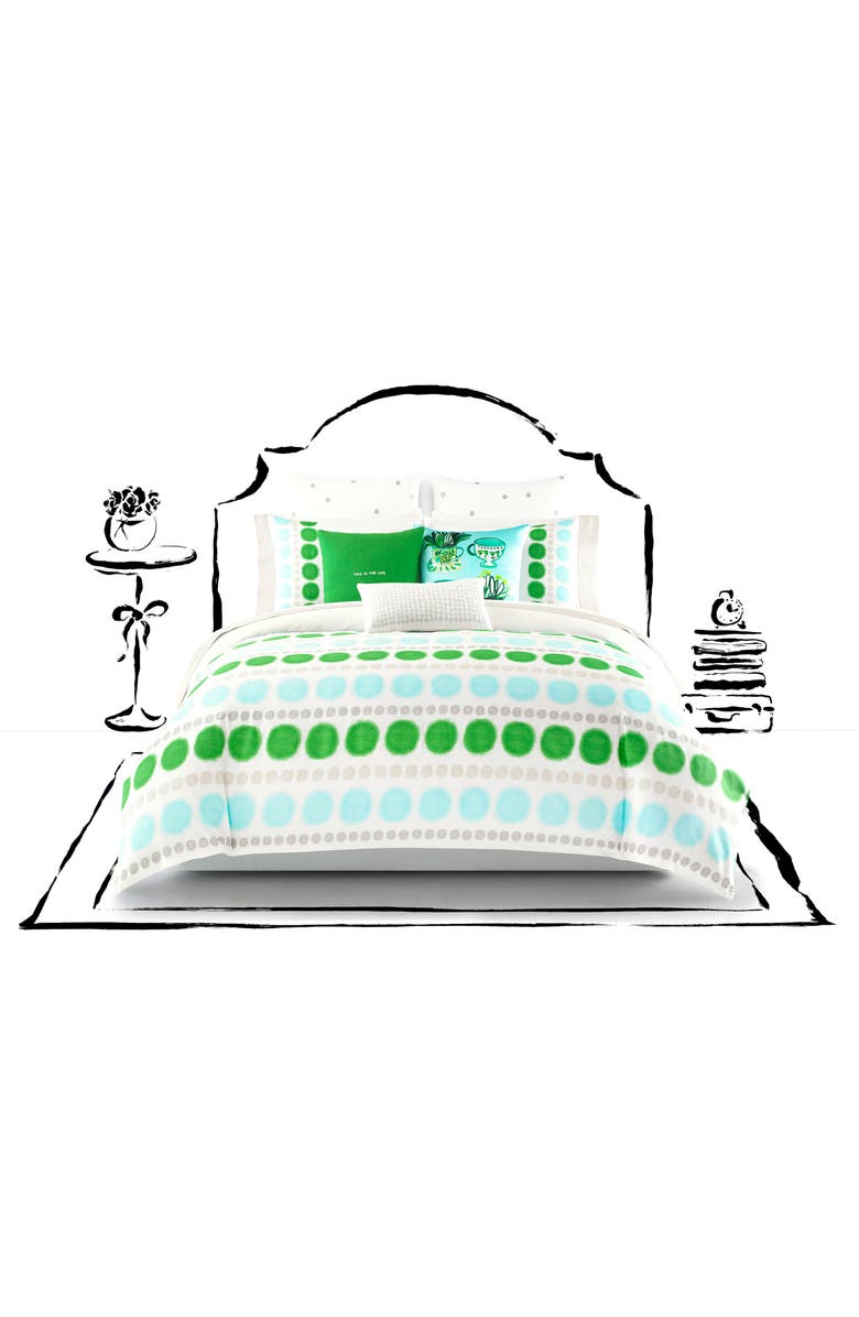 Kate Spade New York ikat dot comforter & sham set, Main, color,