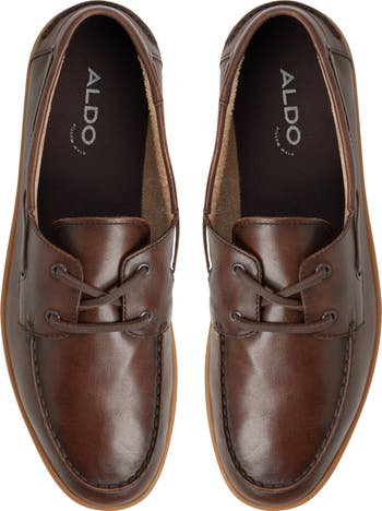 ☆日本未上陸*ALDO*新作*本革プラットフォームボートシューズ/PN Portwind Brown Men's Casual Shoes | ALDO US