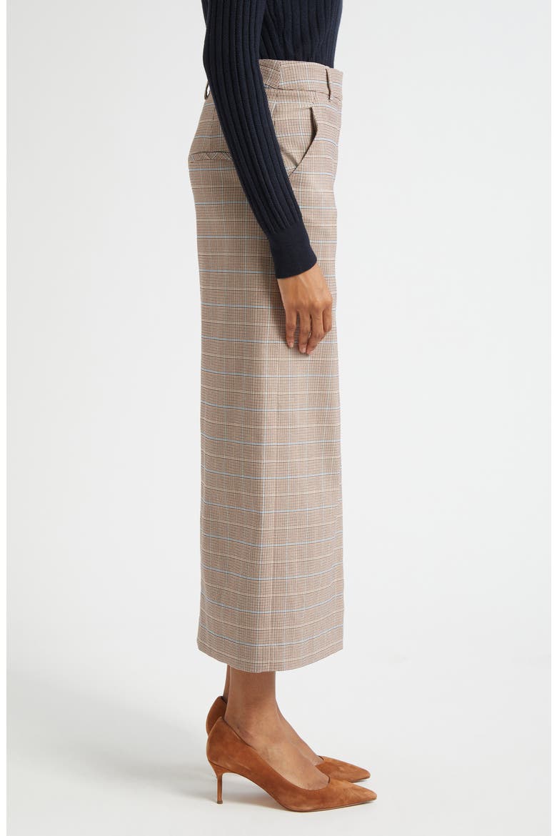 Maxine Plaid Midi Skirt, Alternate, color, HAZELNUT MULTI