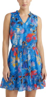Change of Scenery Beth Smock Waist Cotton Short Dress