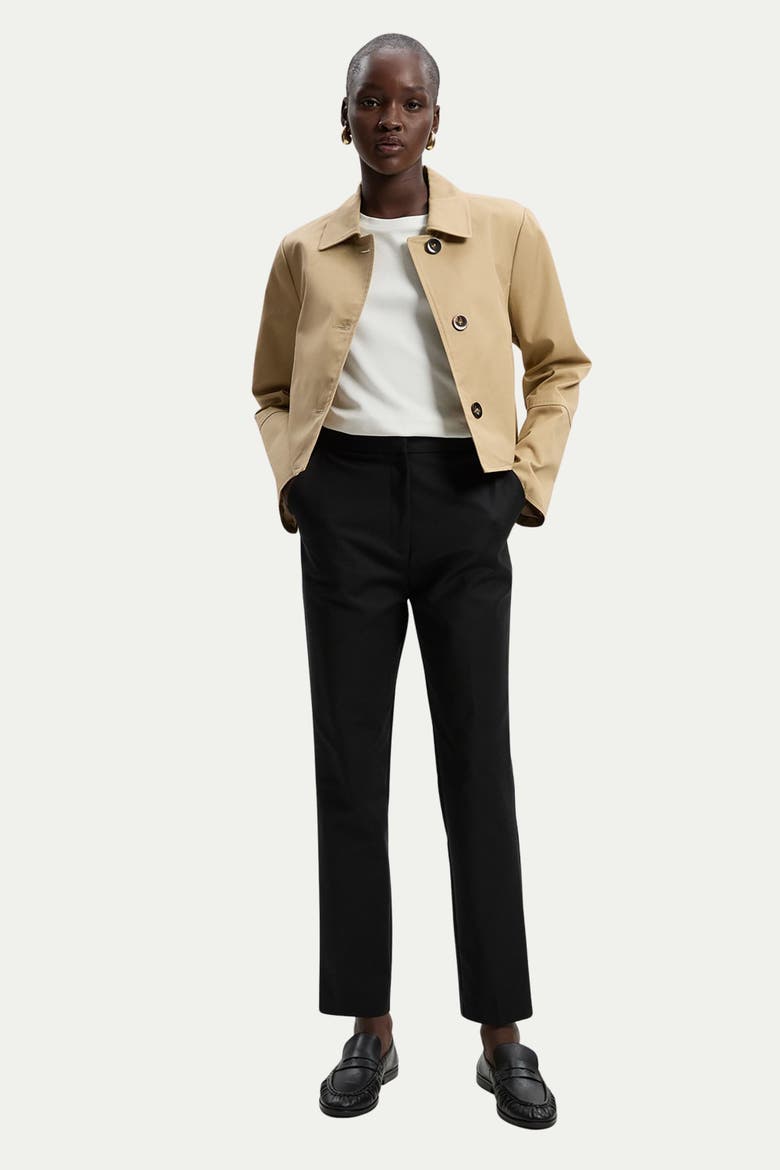 Essential Techno Woven Trousers, Alternate, color, Black