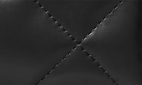 Tory Burch Kira Charm Diamond Quilted Leather Zip Card Case In Brown