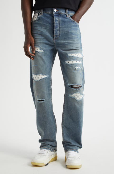 パンツ amiri slim fit jeans28 Slim jean Amiri Black size 28 US in Cotton - elasthane