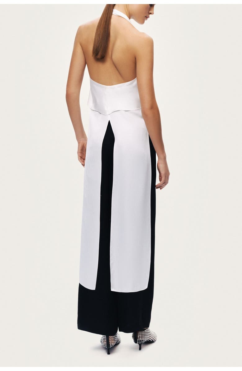 Nocturne Layered Halter Blouse, Alternate, color, Ivory