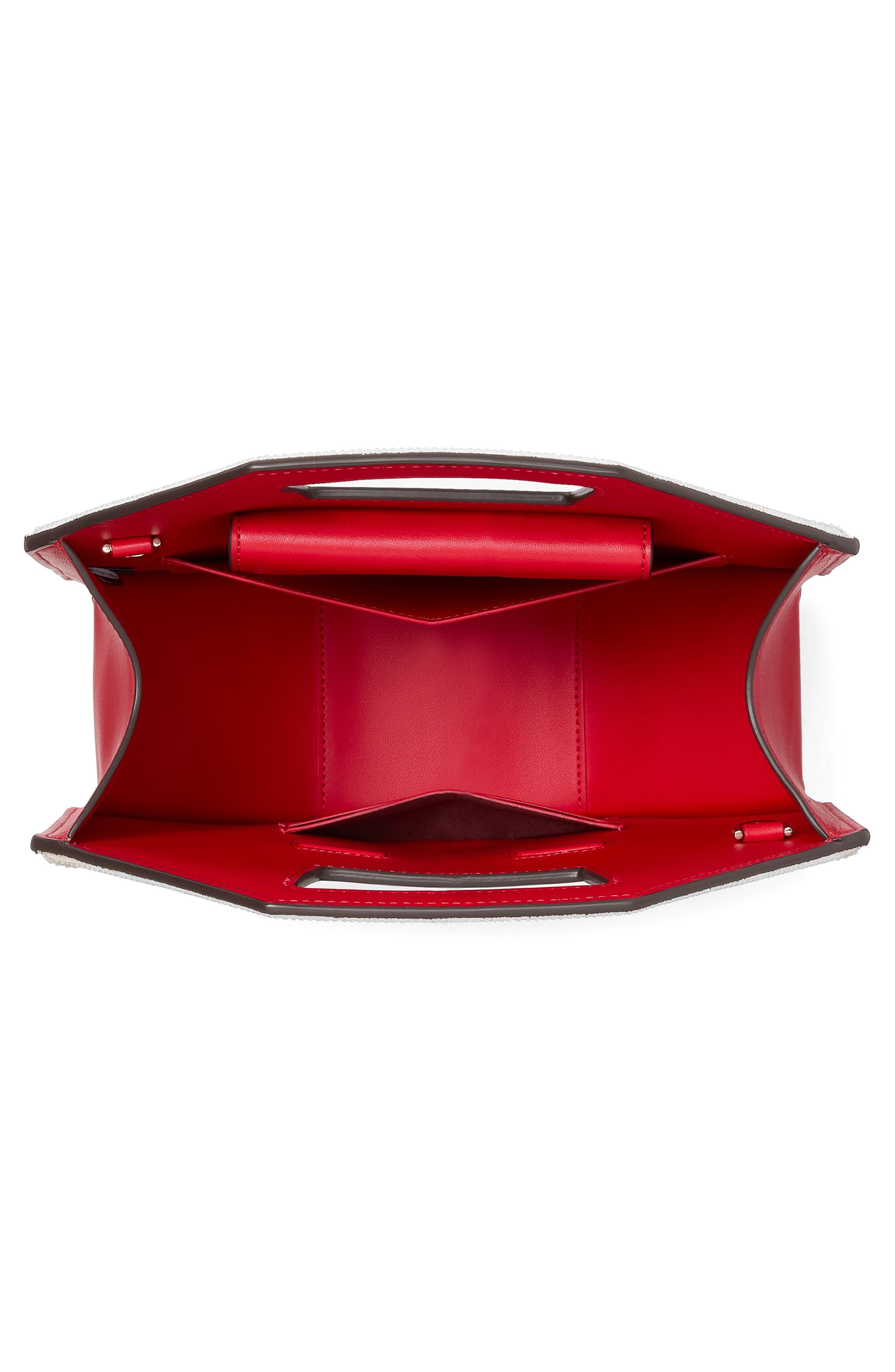 Kate Spade New York cars glitter patent leather handbag, Alternate, color, 