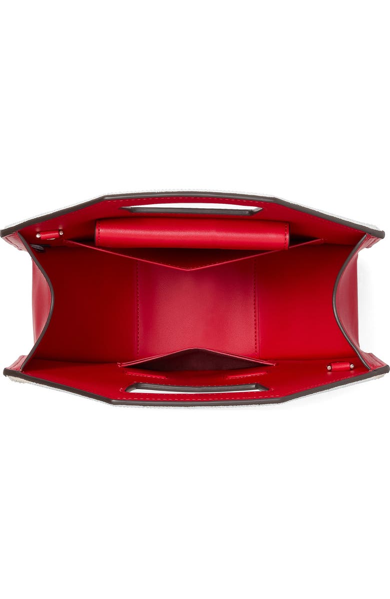 Kate Spade New York cars glitter patent leather handbag, Alternate, color,