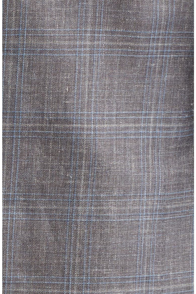 Crown Crafted Pearce Tailored Fit Plaid Soft Sport Coat, Alternate, color, ESPRESSO