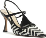 Alexandre Birman Tita Raffia Slingback Pump