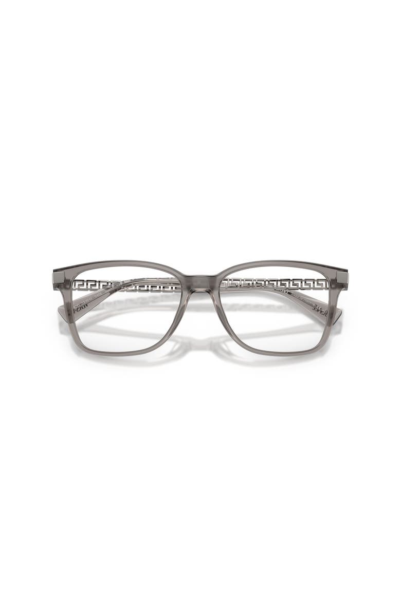 Versace 55mm Rectangle optical glasses, Alternate, color, Grey