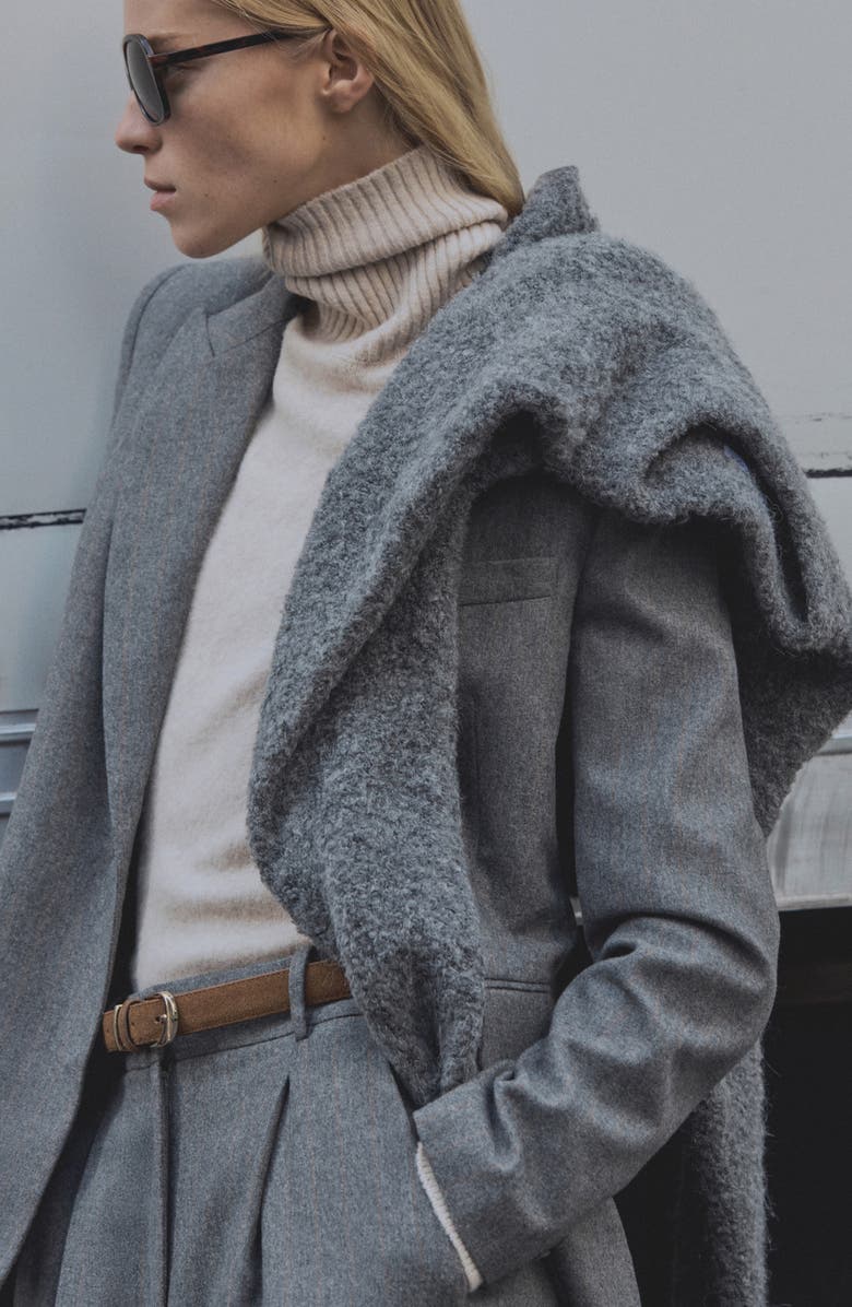 MANGO Suit Jacket, Alternate, color, Grey