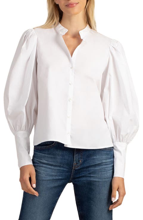 Coast Line Puff Sleeve Top