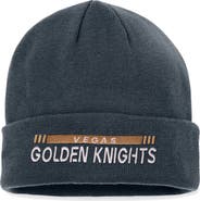 FANATICS Men's Fanatics Branded Black Vegas Golden Knights Authentic Pro Rink Cuffed Knit Hat