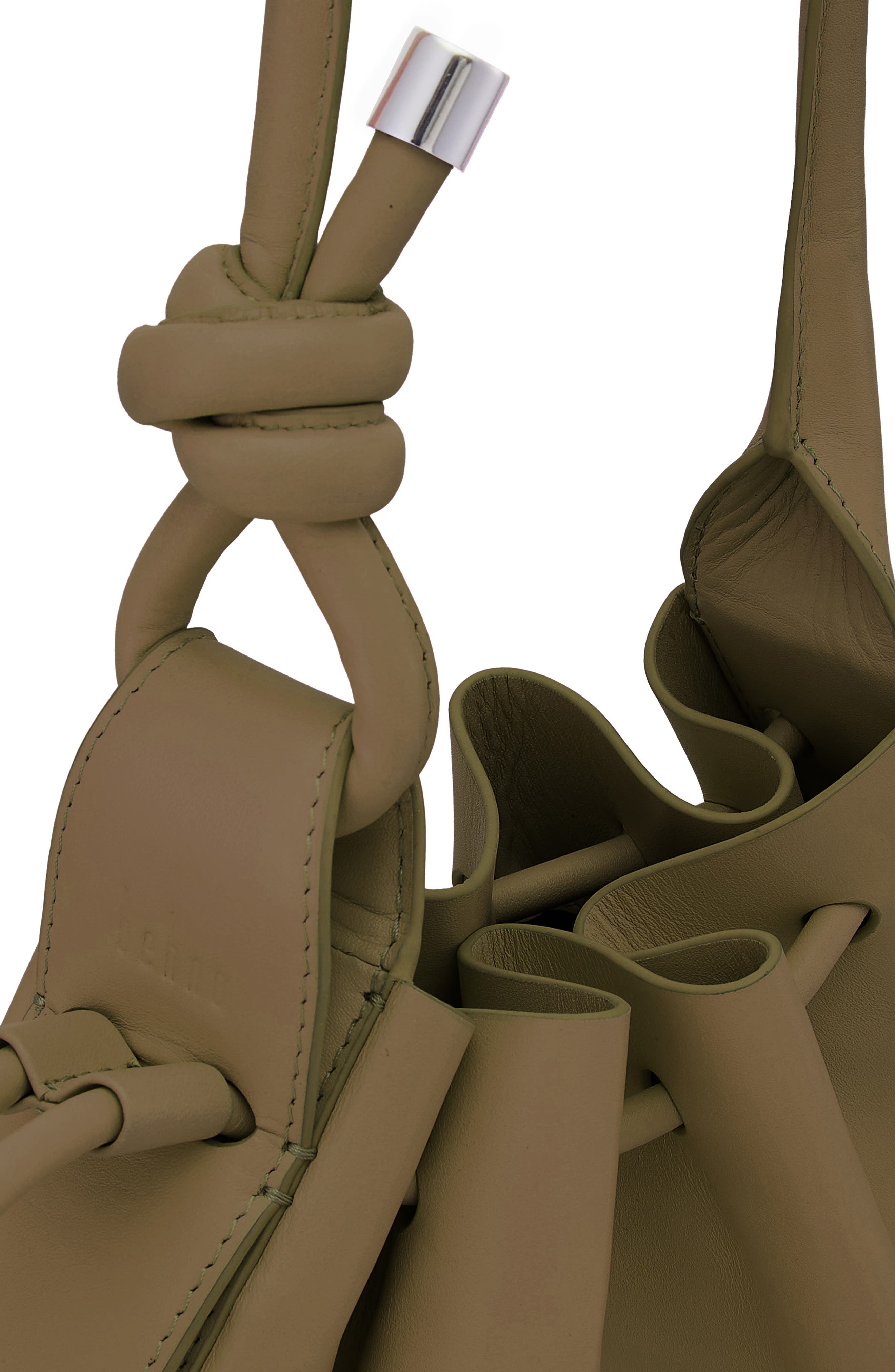 behno Medium Ina Pebble Leather Shoulder Bag, Alternate, color, Palm