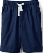 Lands' End Kids Pull On Chambray Elastic Waist Shorts