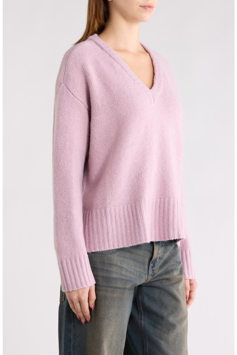 Elin Relaxed Fit Sweater, Alternate, color, LIGHT PINK