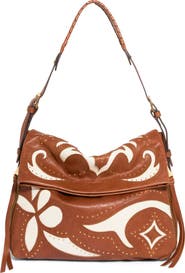 AIMEE Bali Double Entry Leather Hobo