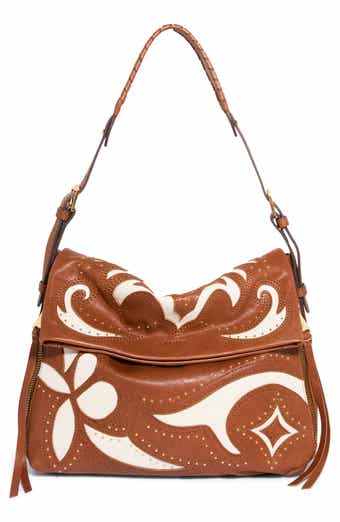 Bali Double Entry Leather Hobo