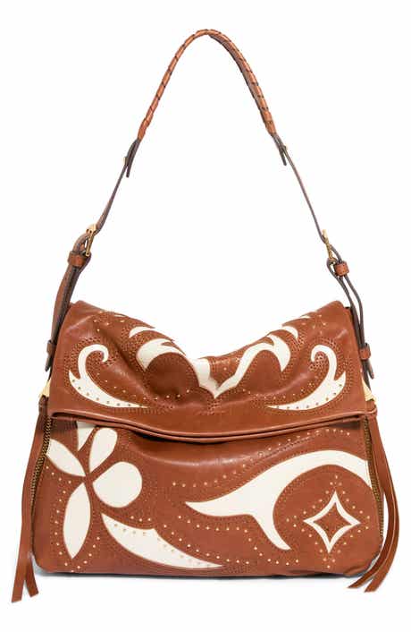 Bali Double Entry Leather Hobo