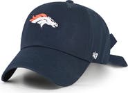 '47 Women's '47 Navy Denver Broncos  Bow Back Clean Up Adjustable Hat
