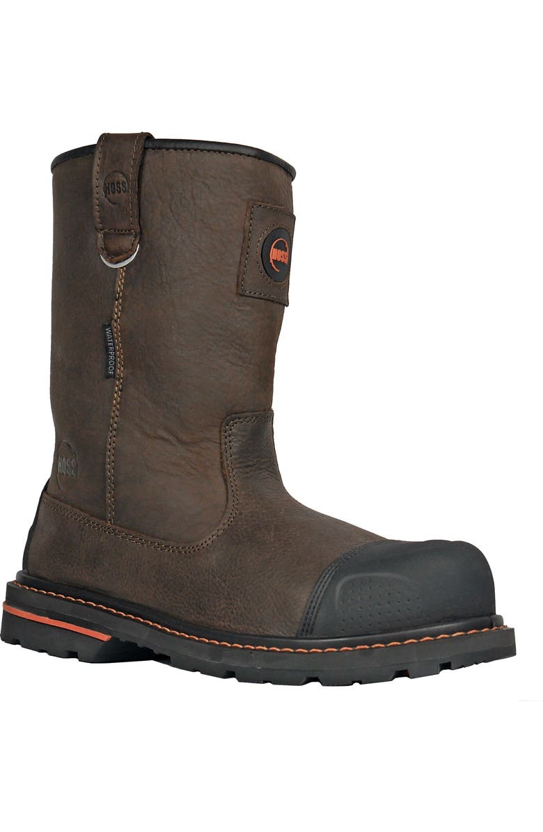 Hoss Boot Company HOSS Cartwright II Wellington Composite Toe Work Boot, Main, color, Brown