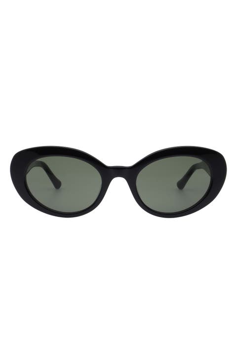 52mm Oval Sunglasses