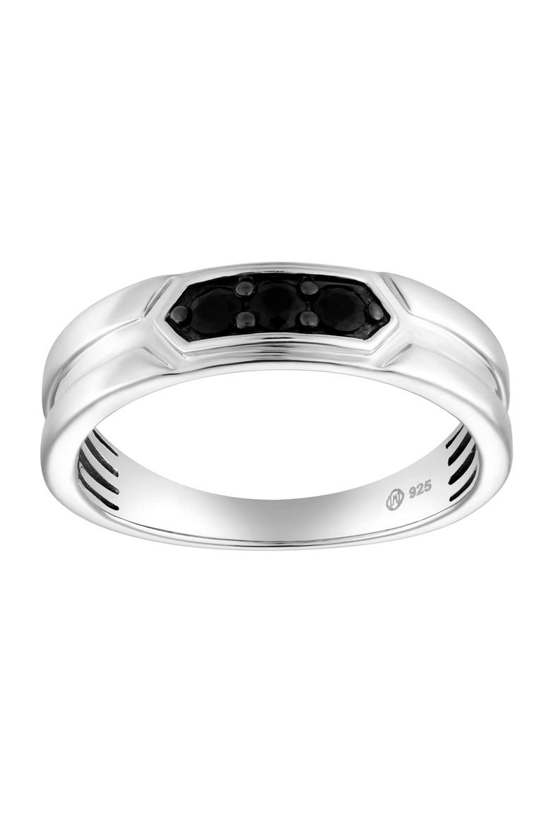 Ryu 0.2CT Black Spinel Ring 925 Silver, Main, color, Sterling Silver