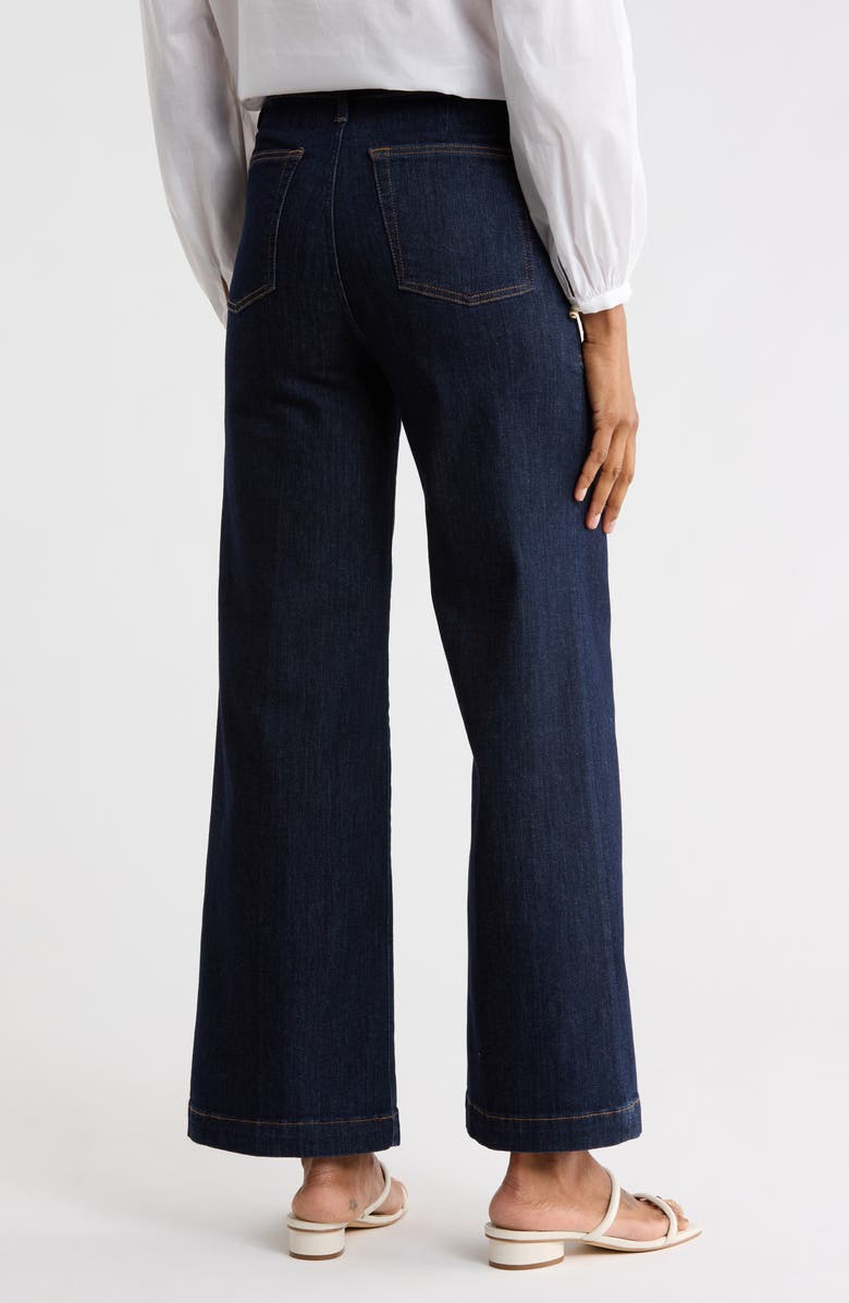 FRAME Francoise Wide Leg Jeans, Alternate, color, Rinse