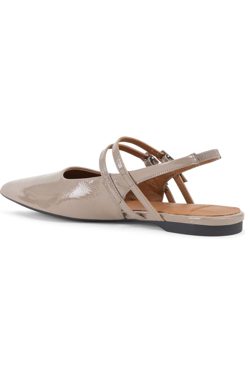 Vagabond Shoemakers Hermine Slingback Pointed Toe Flat, Alternate, color, Taupe