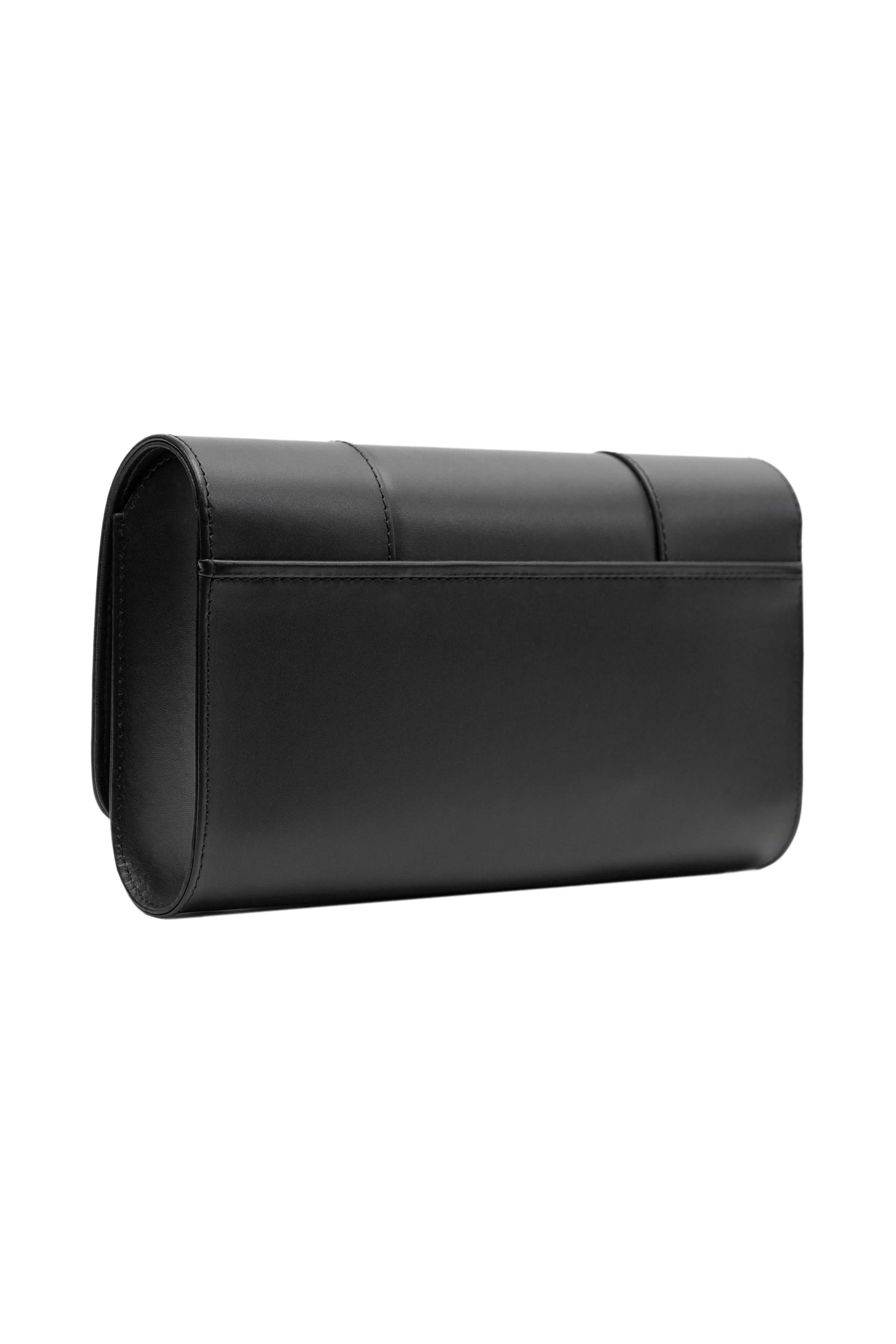PERRIN PARIS Le Disque Strass Clutch, Alternate, color, Black W/ Clear Strass