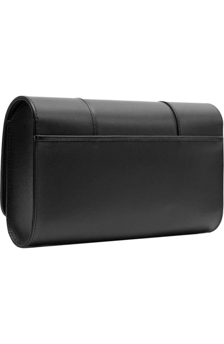 PERRIN PARIS Le Disque Strass Clutch, Alternate, color, Black W/ Clear Strass