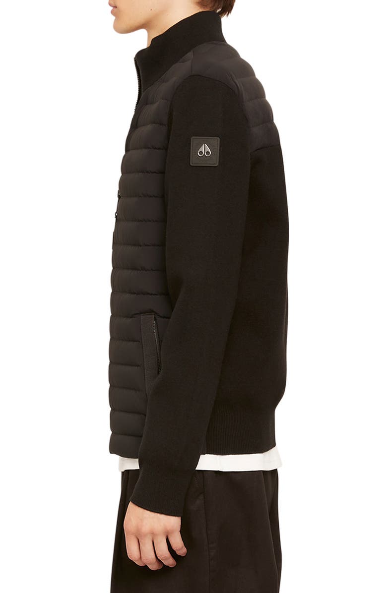 Moose Knuckles Realwood Hybrid 800 Fill Power Down Bomber Jacket, Alternate, color,