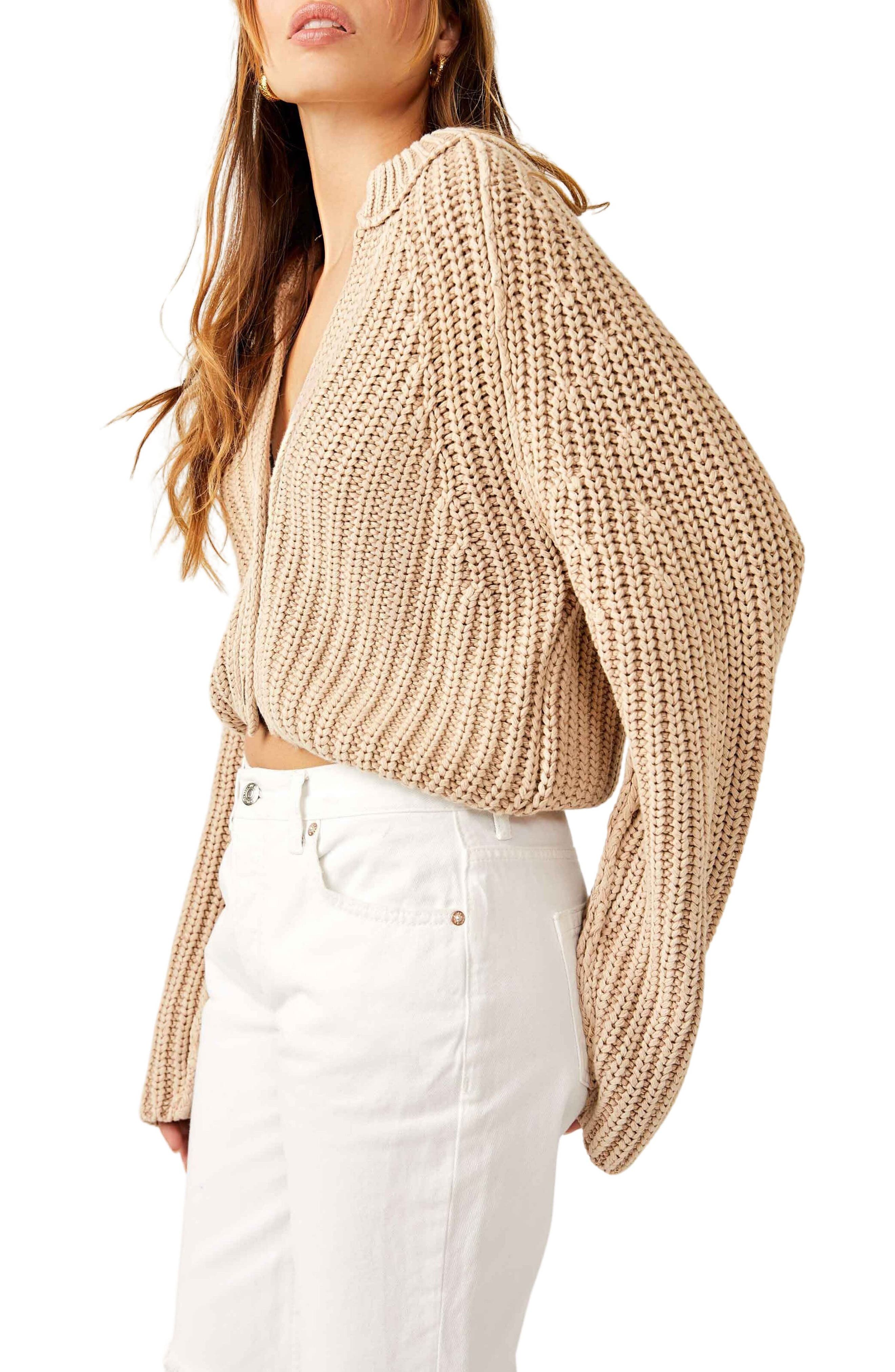 Free People Sweet Nothing Cotton Cardigan (Women) | Nordstrom